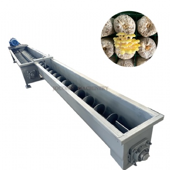 overhead mushroom substrate distributor